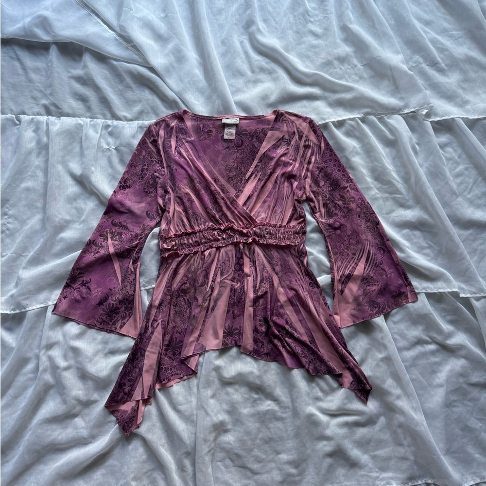 Vintage Y2K Rave Fairy Blouse - Picture 1 of 8